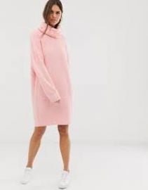 Micha Lounge oversized high neck sweater dress   ASOS at Asos